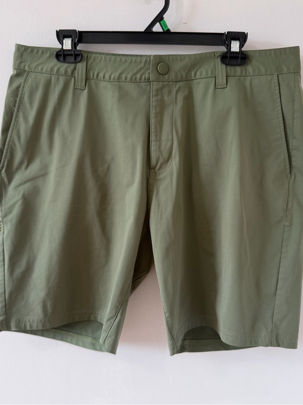 Rhône Men’s Commuter Shorts 9” Inseam Olive Green Size 35